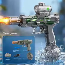 Rechargeable Electric Water Blaster – High-Power Water Gun with LED Lights